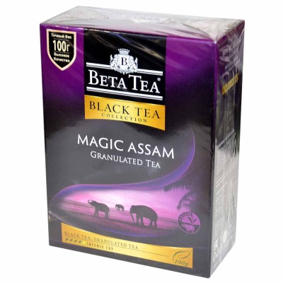 Чай Beta Magic Assam Индиский черный гранул 100гр к/у