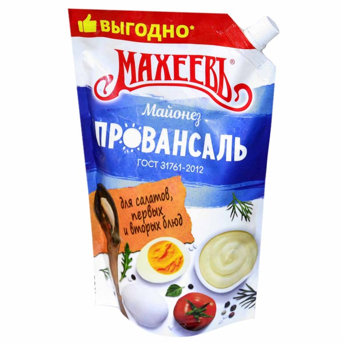 Майонез Махеевъ Провансаль Белый 770гр д/п