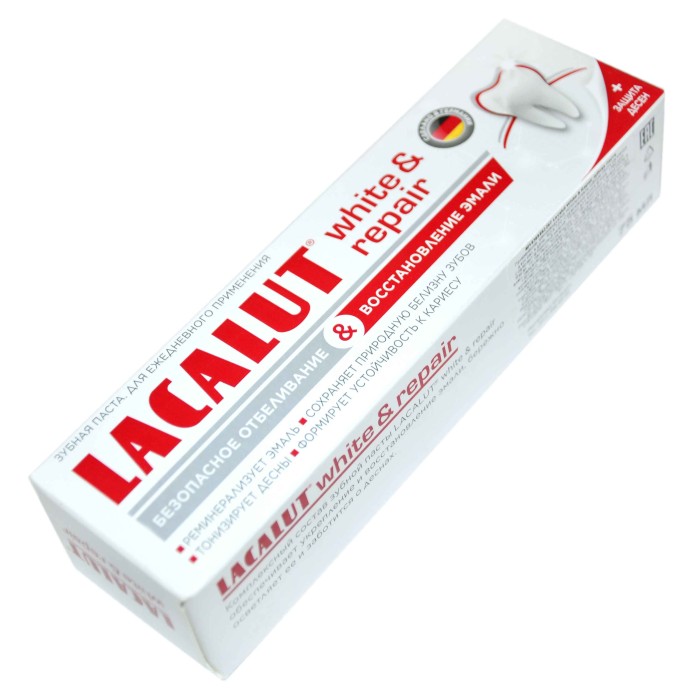 Паста зубная Lacalut White&repair 75мл к/у