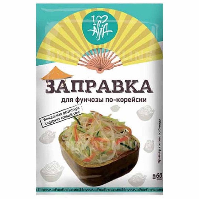 Заправка I love Asia для фунчозы по-корейски 60гр м/у