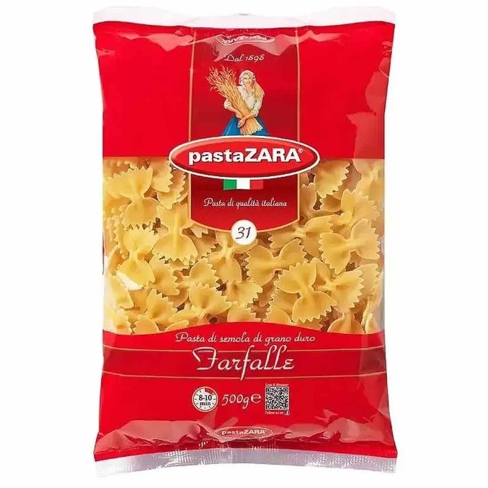 Макароны Pasta Zara бантики 031 500гр м/у