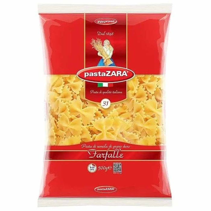 Макароны Pasta Zara бантики 031 500гр м/у