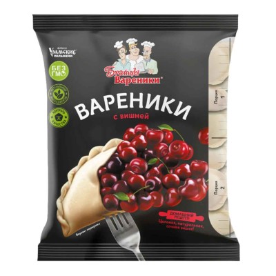 Вареники Братцы с вишней 400гр м/у