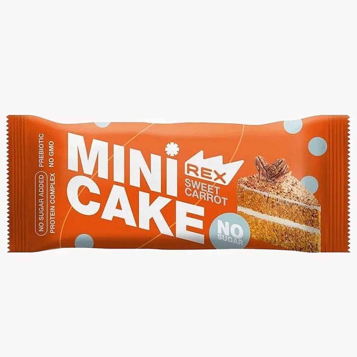 Пирожное протеиновое Proteinrex Морковный тортик 40гр м/у