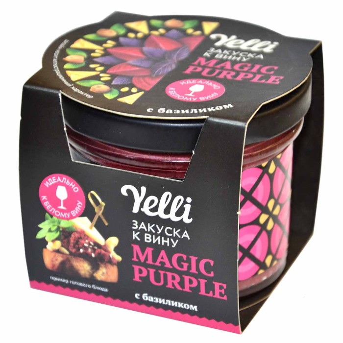 Топпинги Yelli Magic purple для брускетт 100гр пэт