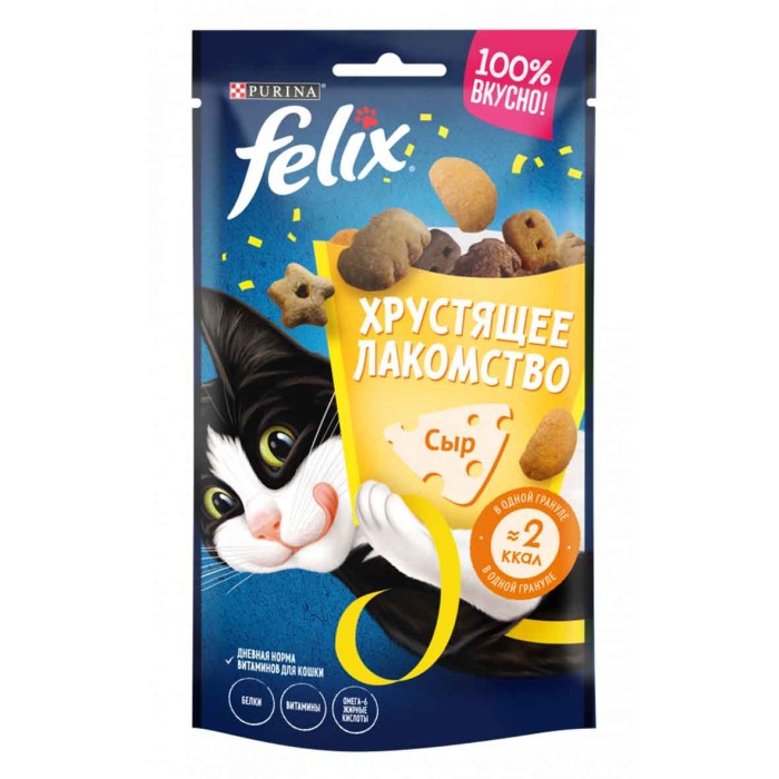 Лакомство для кошек Felix сыр 60гр м/у