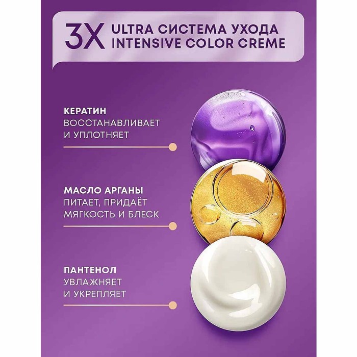 Краска для волос Palette ICC RF3 Красный гранат 110гр к/у П