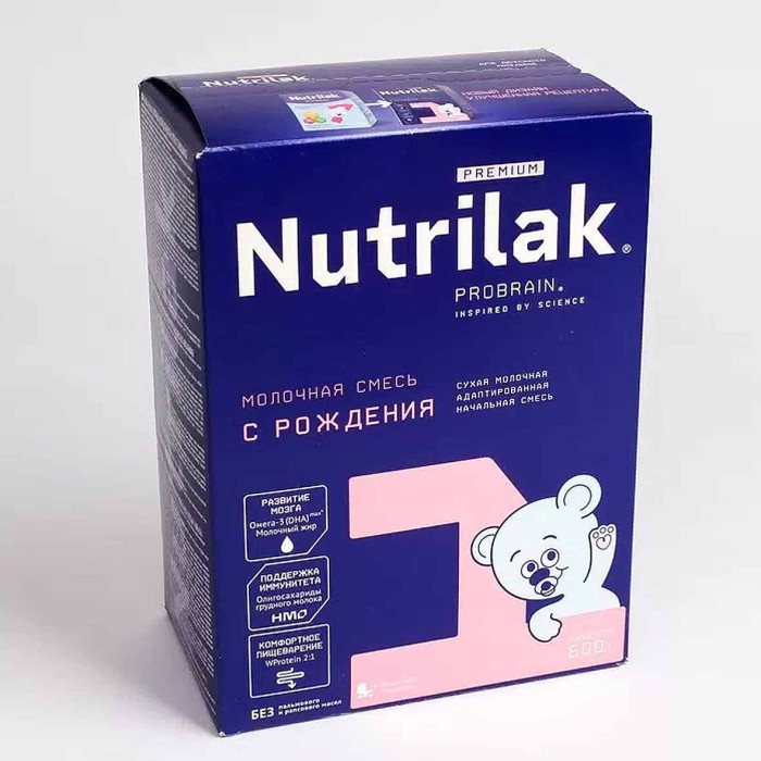 Смесь Nutrilak 1 0-6мес 600гр к/у