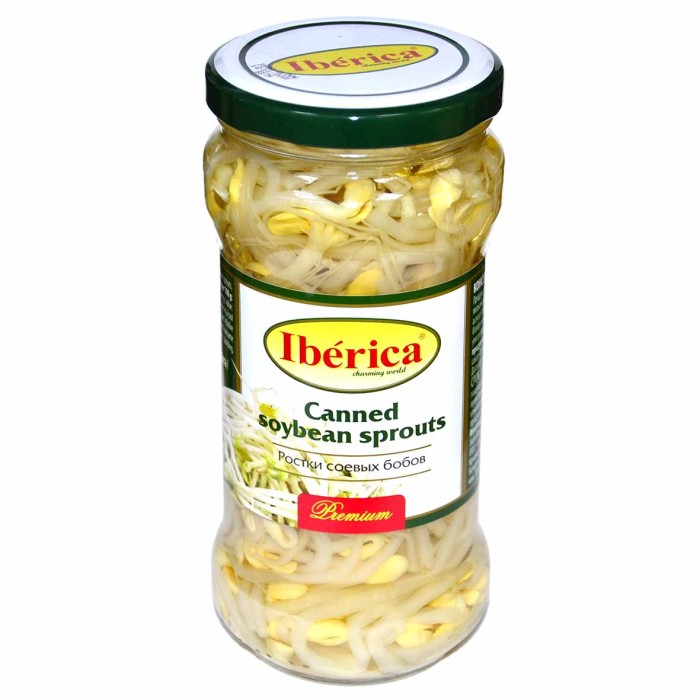 Ростки Iberica соевых бобов 370мл ст/б