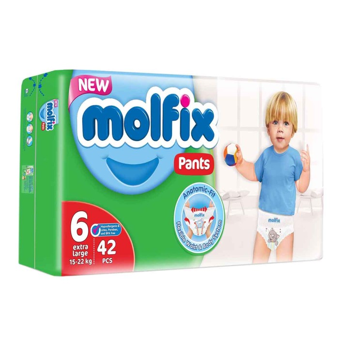 Трусики Molfix 6 (5-12кг) 42шт м/у