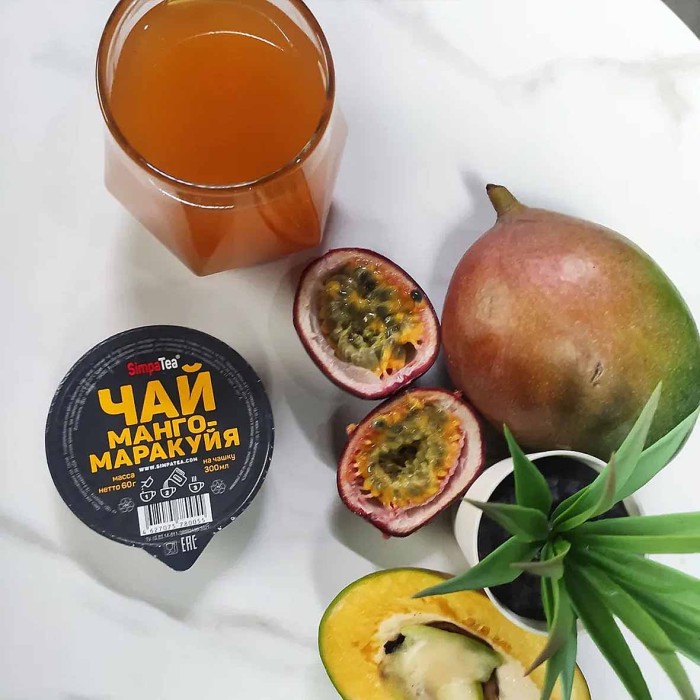 Чай SimpaTea зеленый манго-маракуйя 45гр пэт