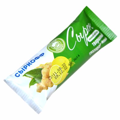 Сырок глазированный Сыркофф лимон-имбирь 45гр м/у