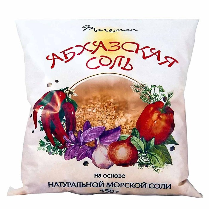 Соль морская Mareman Абхазская 450гр м/у