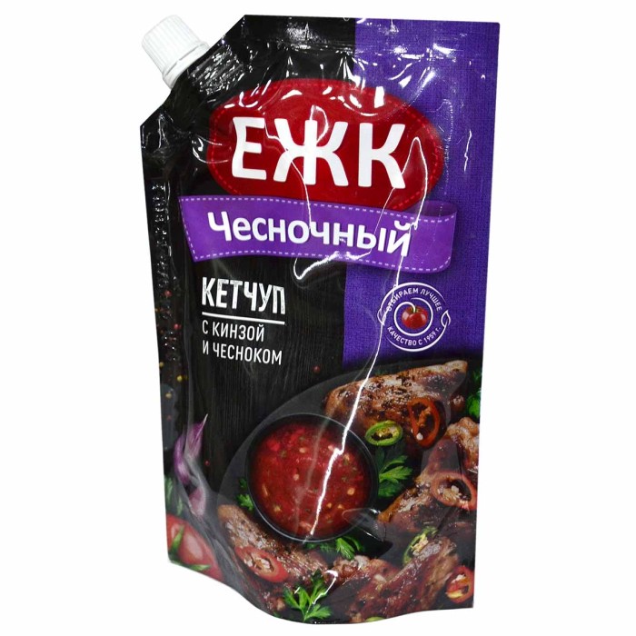 Кетчуп ЕЖК Чесночный 350мл д/п