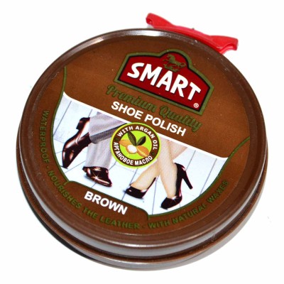 Крем для обуви Smart коричневый 50мл пэт