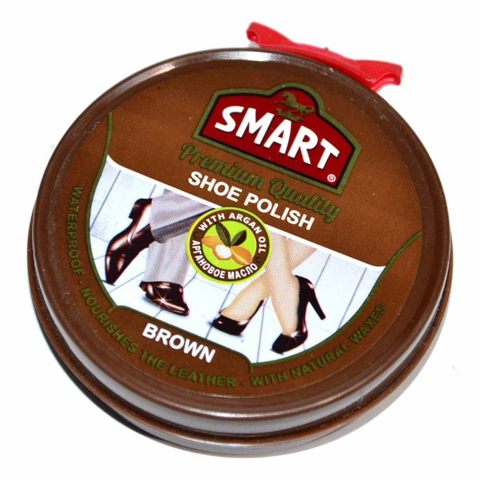 Крем для обуви Smart коричневый 50мл пэт