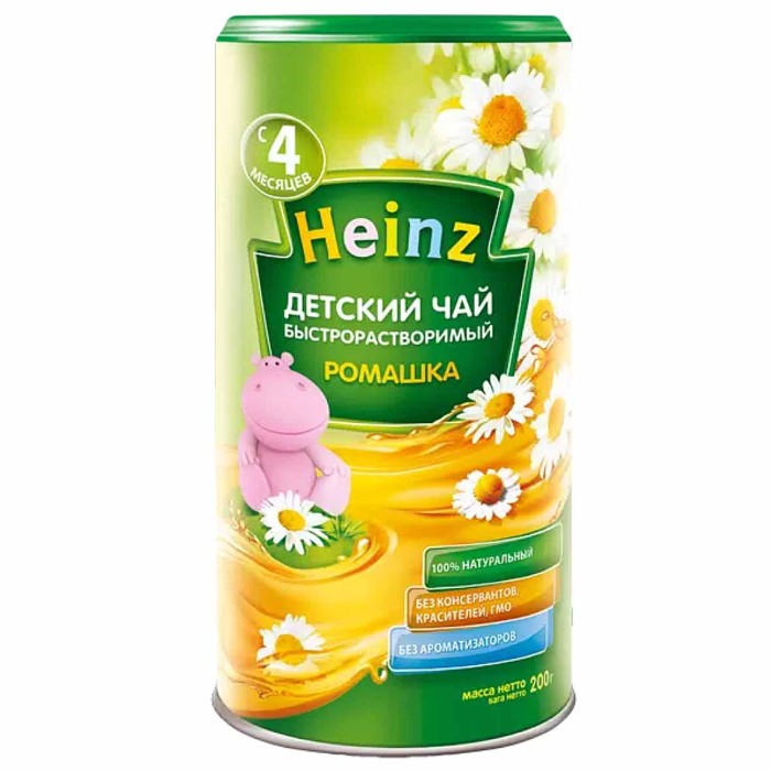 Чай Heinz детский ромашка с 4мес 200гр туба