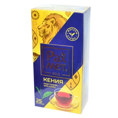 Чай Рахмет Gold Kenya черный 25*1,8гр к/у