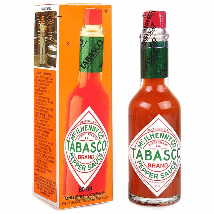 Соус Табаско Красный перечный 60мл ст/б