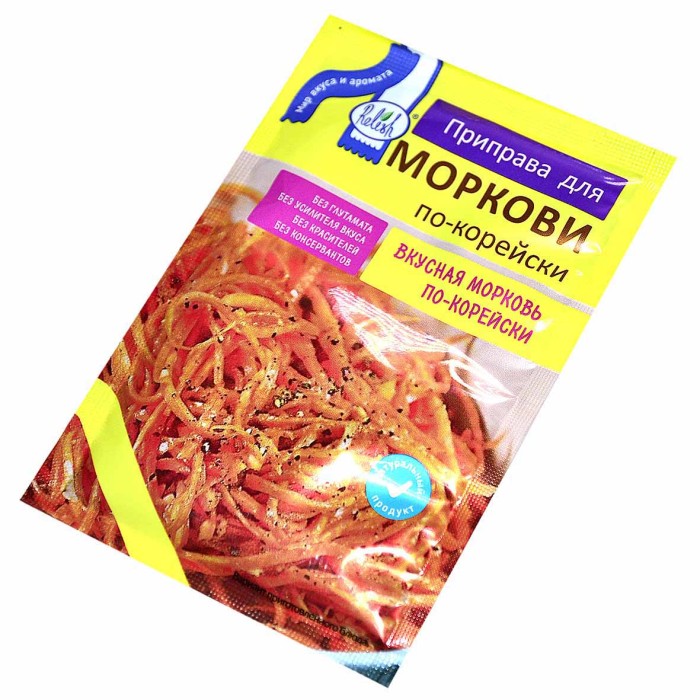 Приправа  Relish для моркови по-корейски 15гр м/у