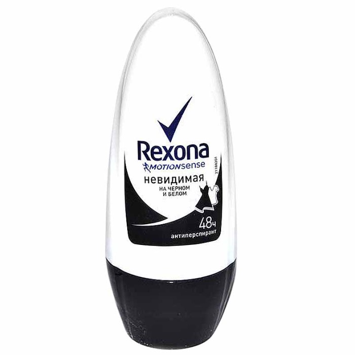 Дезодорант Rexona Невидимый черное и белое 50мл пэт