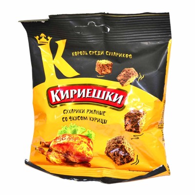 Сухарики Кириешки ржаные вкус курица 40гр м/у