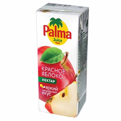 Нектар Palma красное яблоко 0,2л т/п