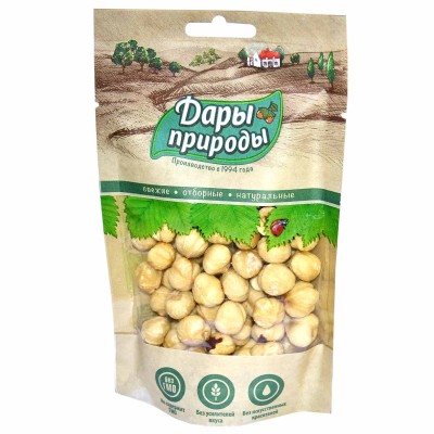 Ядро фундука Дары природы жареные 70гр м/у