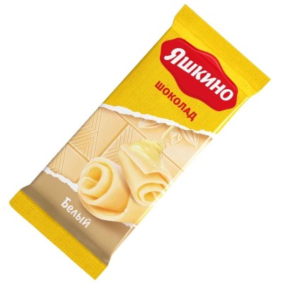 Шоколад Яшкино Белый 90гр м/у