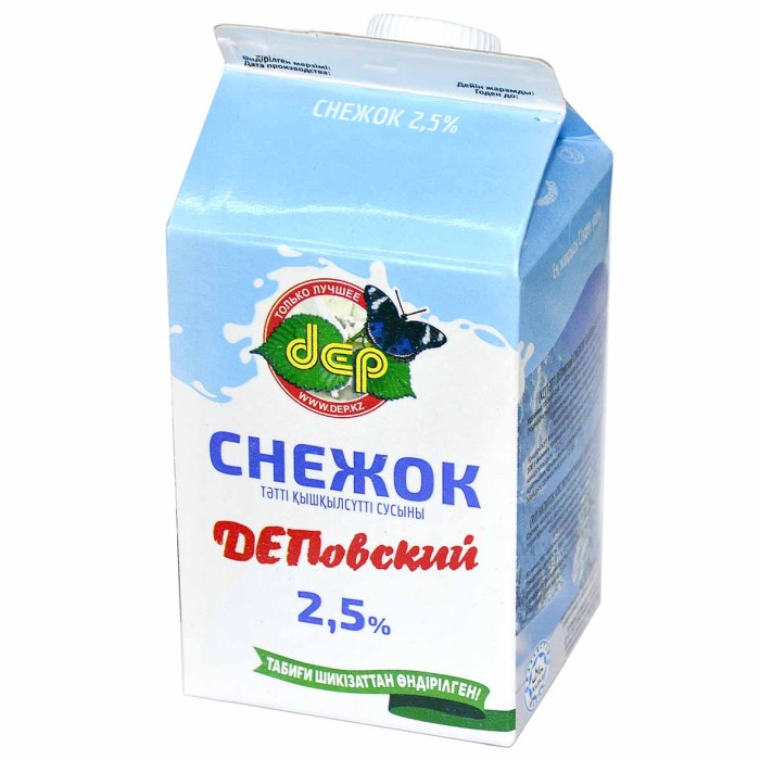 Снежок dep ДЕПовский 2,5% 500мл т/п