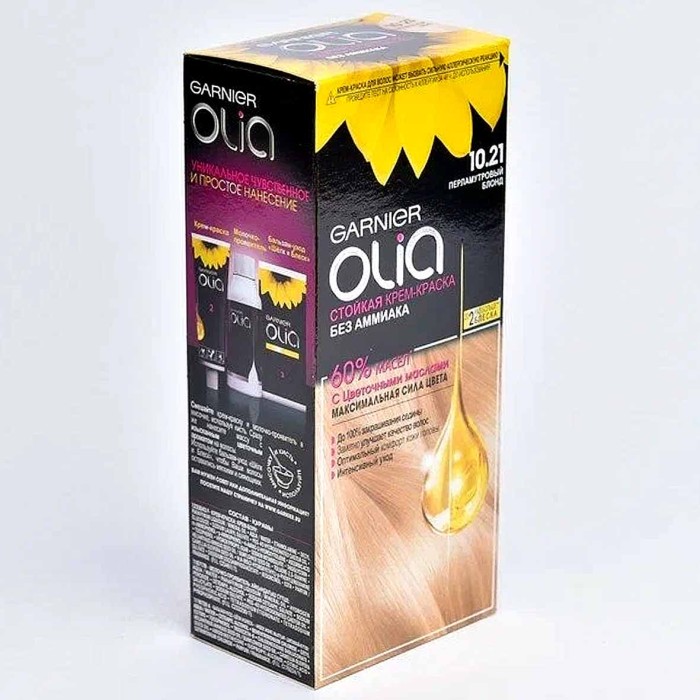Краска для волос Garnier Olia 10.21 Перламутровый блонд к/у