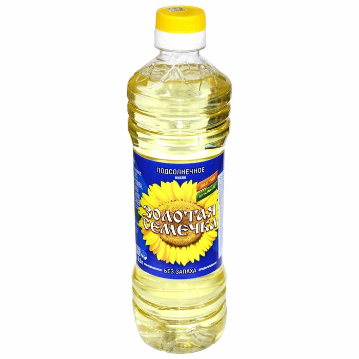 Масло подсолнечное Золотая семечка раф 500мл пэт