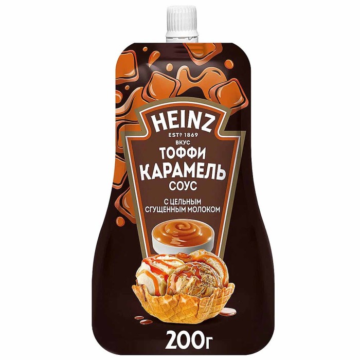 Соус Heinz Тоффи карамель 200гр дп
