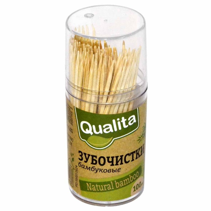 Зубочистки Qualita 100шт