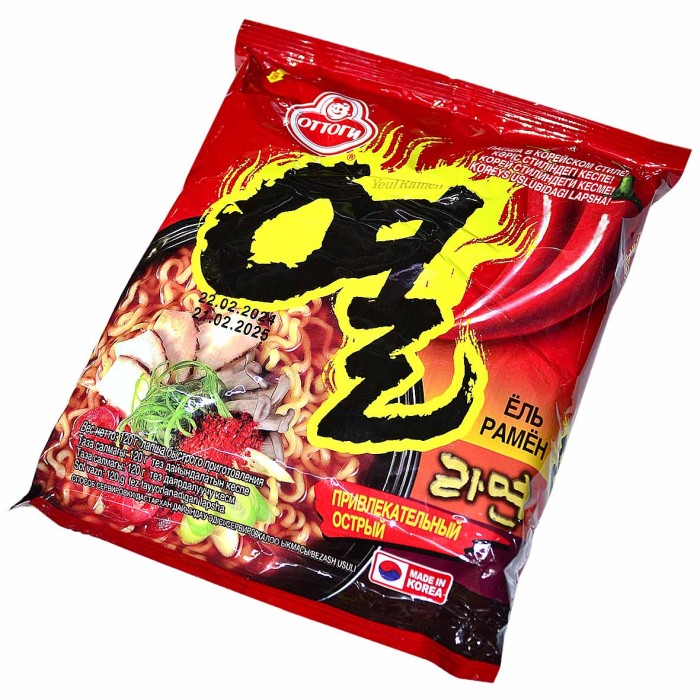 Лапша Ottogi Yeul Ramen 120гр м/у