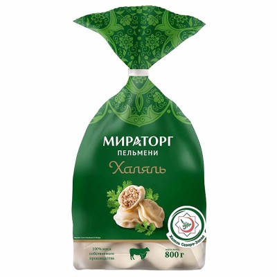 Пельмени Мираторг Халяль 800гр м/у