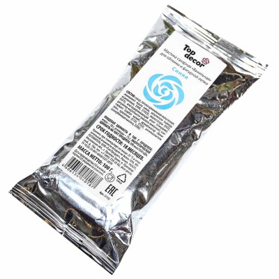 Мастика  Top décor  Синяя 100гр м/у