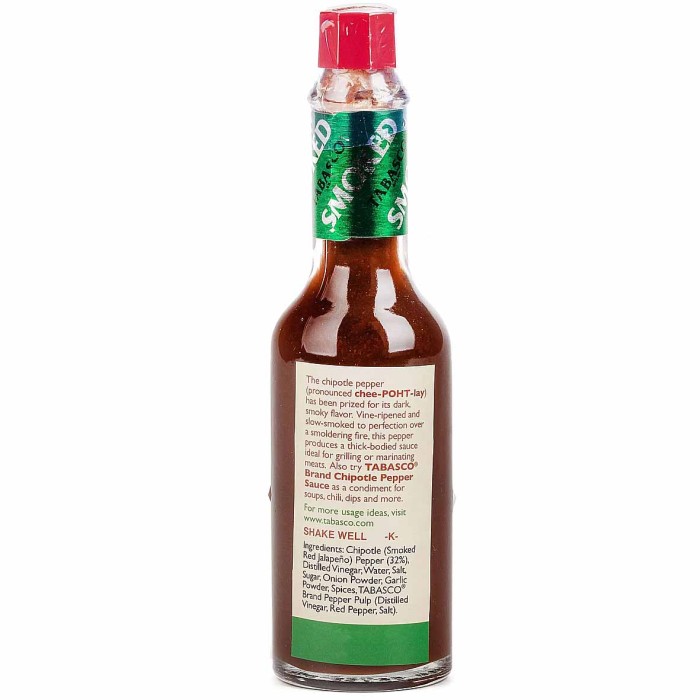 Соус Tabasco Перечный Чипотли 60мл ст/б