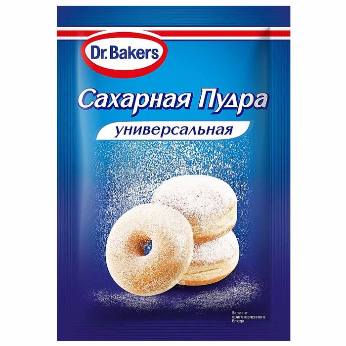 Пудра сахарная Dr.Bakers универсальная 60гр м/у