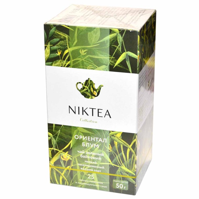 Чай Niktea Ориентал Блум зеленый 25*2гр к/у