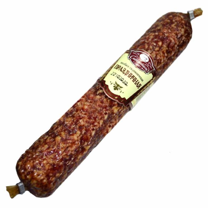Колбаса с/к Сибирские колбасы Праздничная 300гр