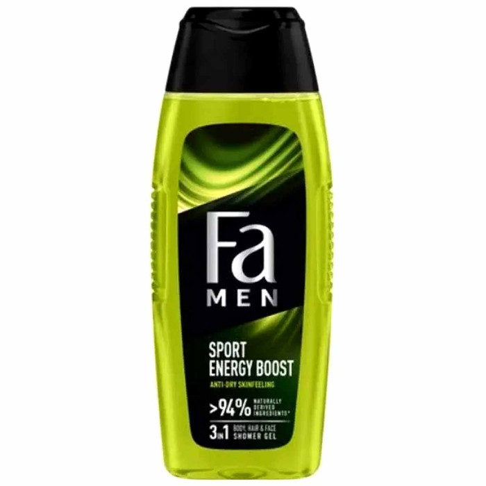 Гель для душа Fa Men Sport 3в1 400мл пэт