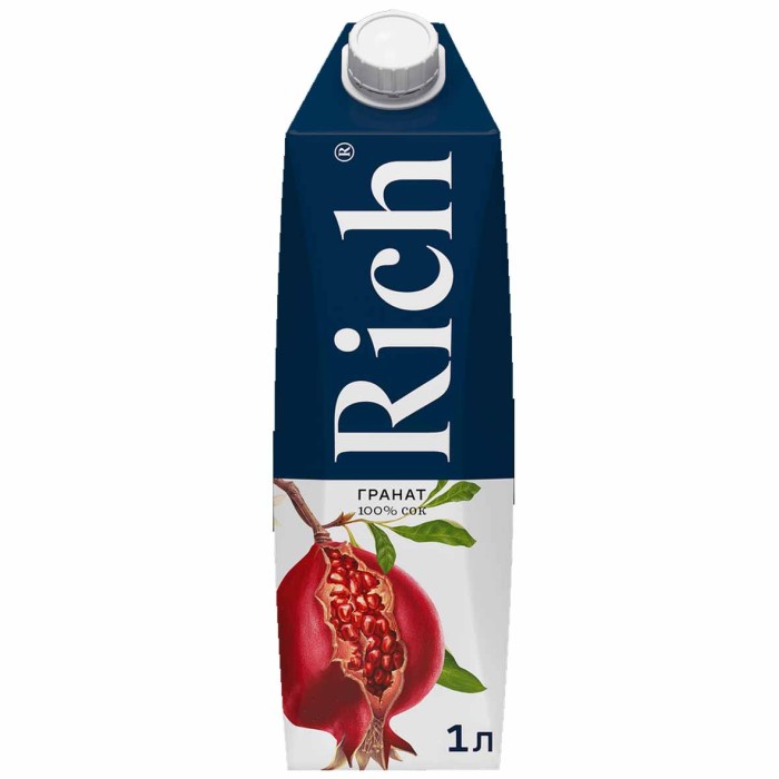 Сок Rich гранатовый 1л т/п