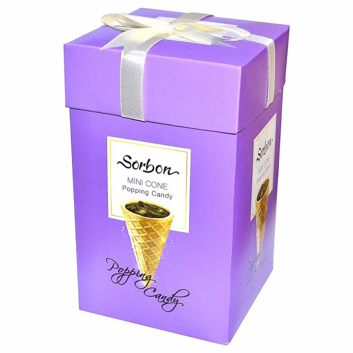 Рожок-мини Sorbon Какао и стреляющая карамель 200гр к/у