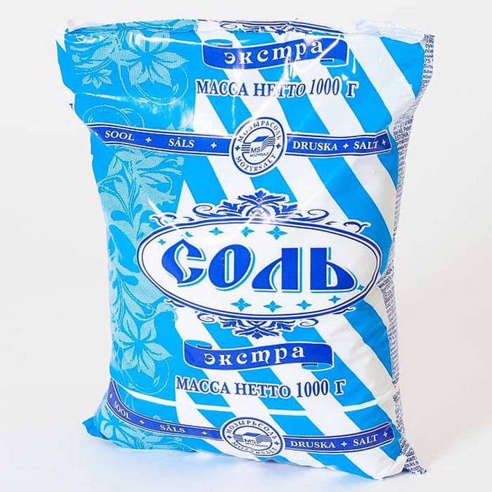 Соль пищевая Мозырь Экстра 1кг п/п
