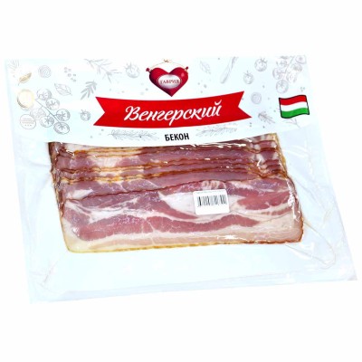 Бекон с/к Таврия Венгерский нарезка 300гр в/у