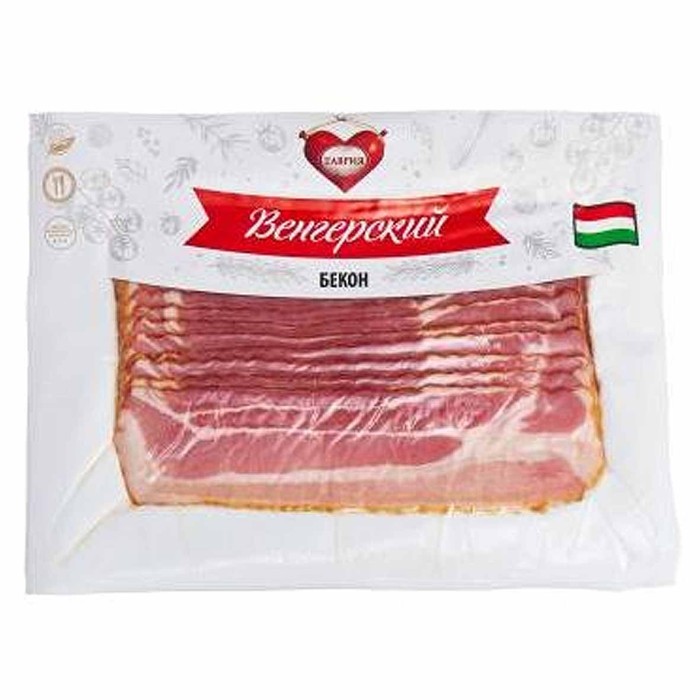 Бекон с/к Таврия Венгерский нарезка 300гр в/у