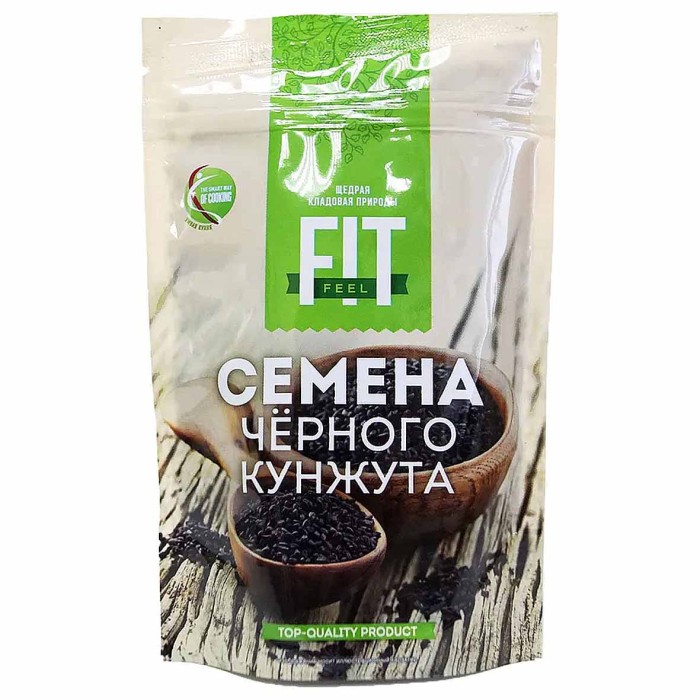 Семена кунжута FitFeel черные 150гр м/у