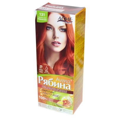 Краска для волос Рябина Avena №131 Медный шик к/у