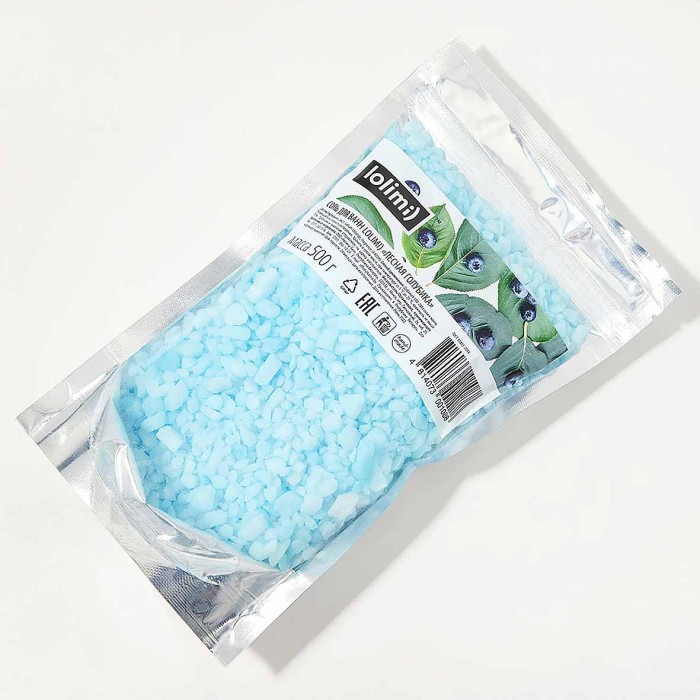 Соль для ванн Lolimi) Лесная голубика 500гр к/у